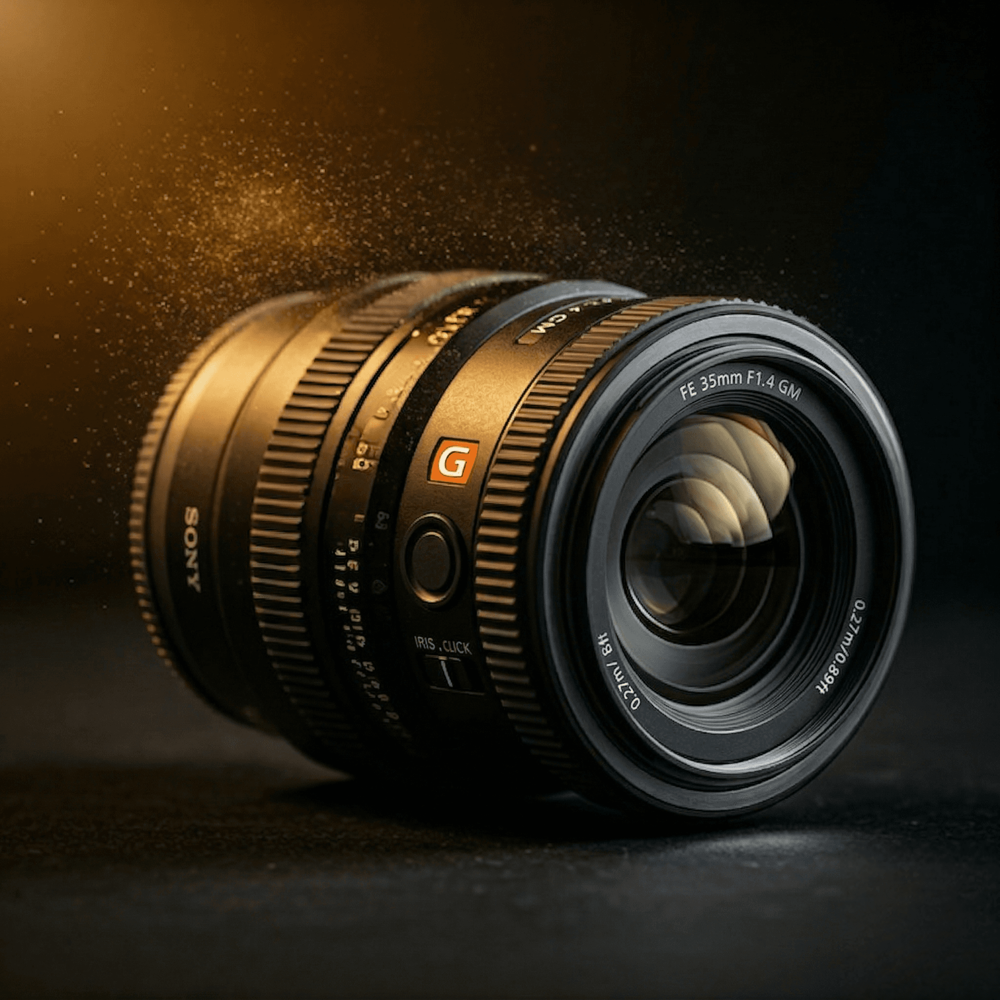 עדשת מצלמה מקצועית